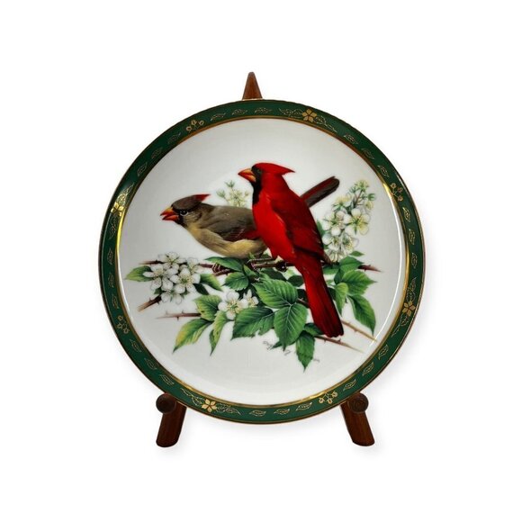 1990 Vintage Cardinals The Songbirds of Roger Tory Peterson Collector Plates - Picture 2 of 3